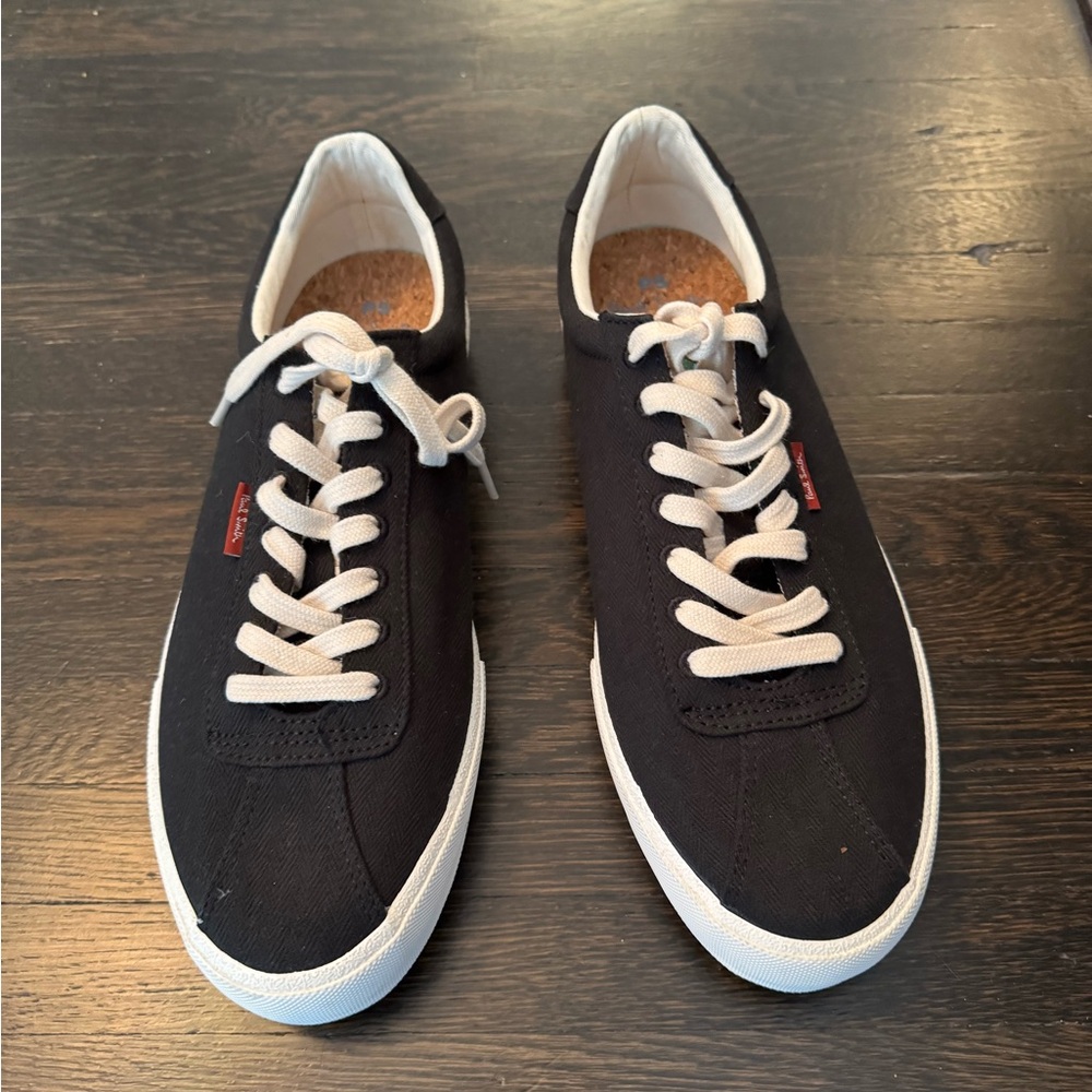Paul Smith Men's Black Canvas Sneakers